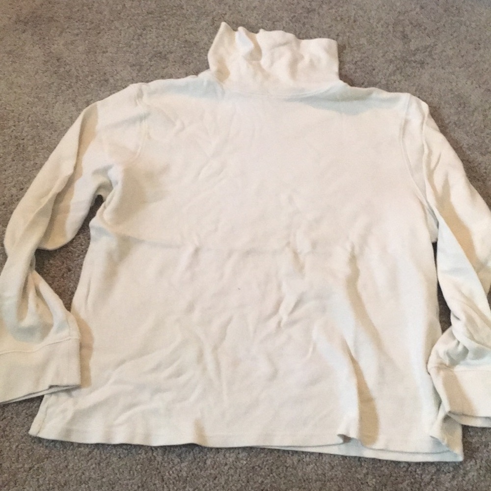 Karen Scott Yellow Collar Neck Long Sleeve Shirt